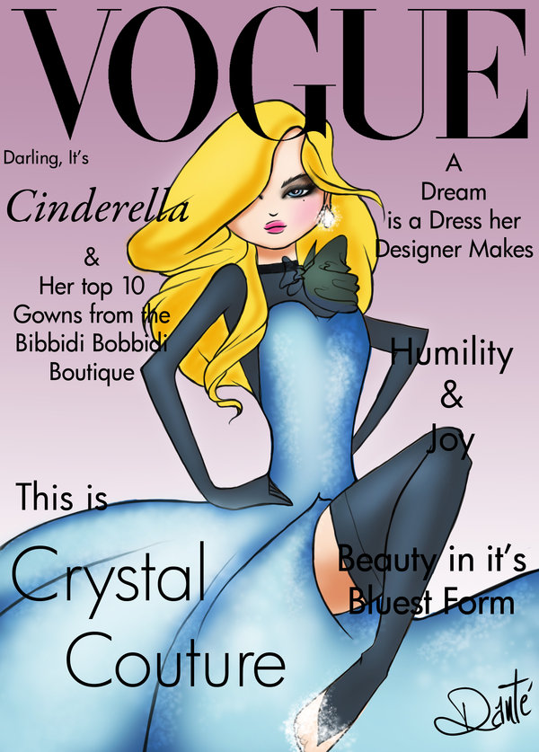 Les princesses de Disney en couverture de Vogue