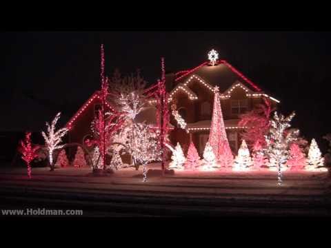 Une maison illuminée pour Noël