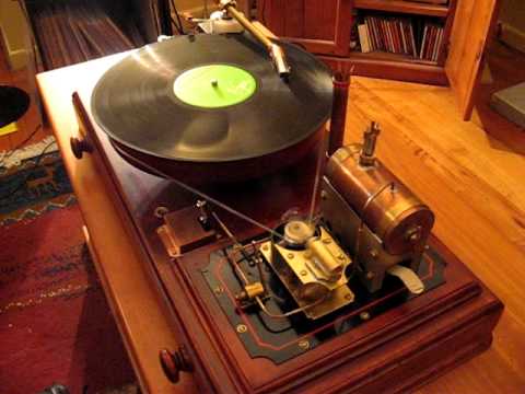 Un tourne disque à vapeur