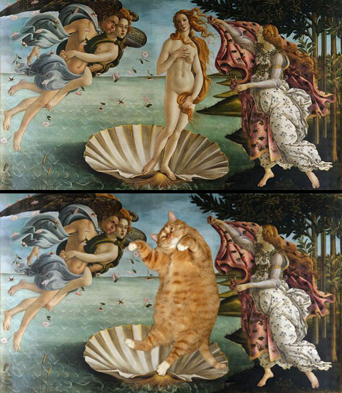 L’art c’est mieux avec des chats