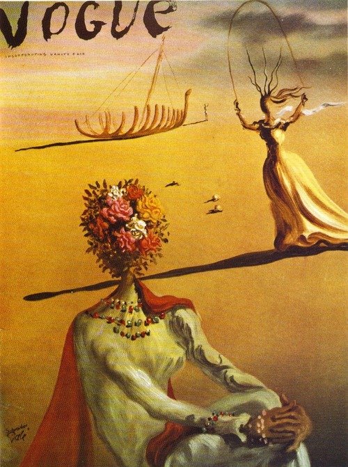 Les couvertures de Vogue par Salvador Dali