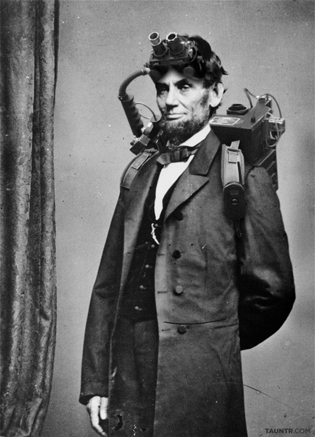 Abraham Lincoln Ghostbuster