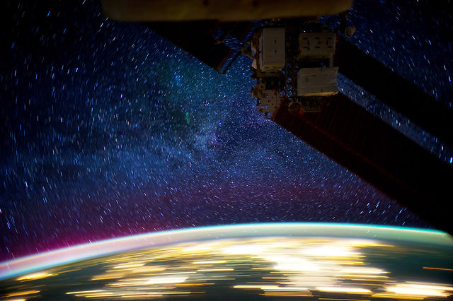 La nuit vue de l’ISS