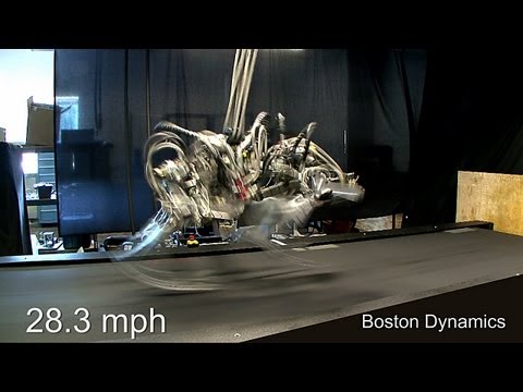 Le robot Cheetah court à 45km/h