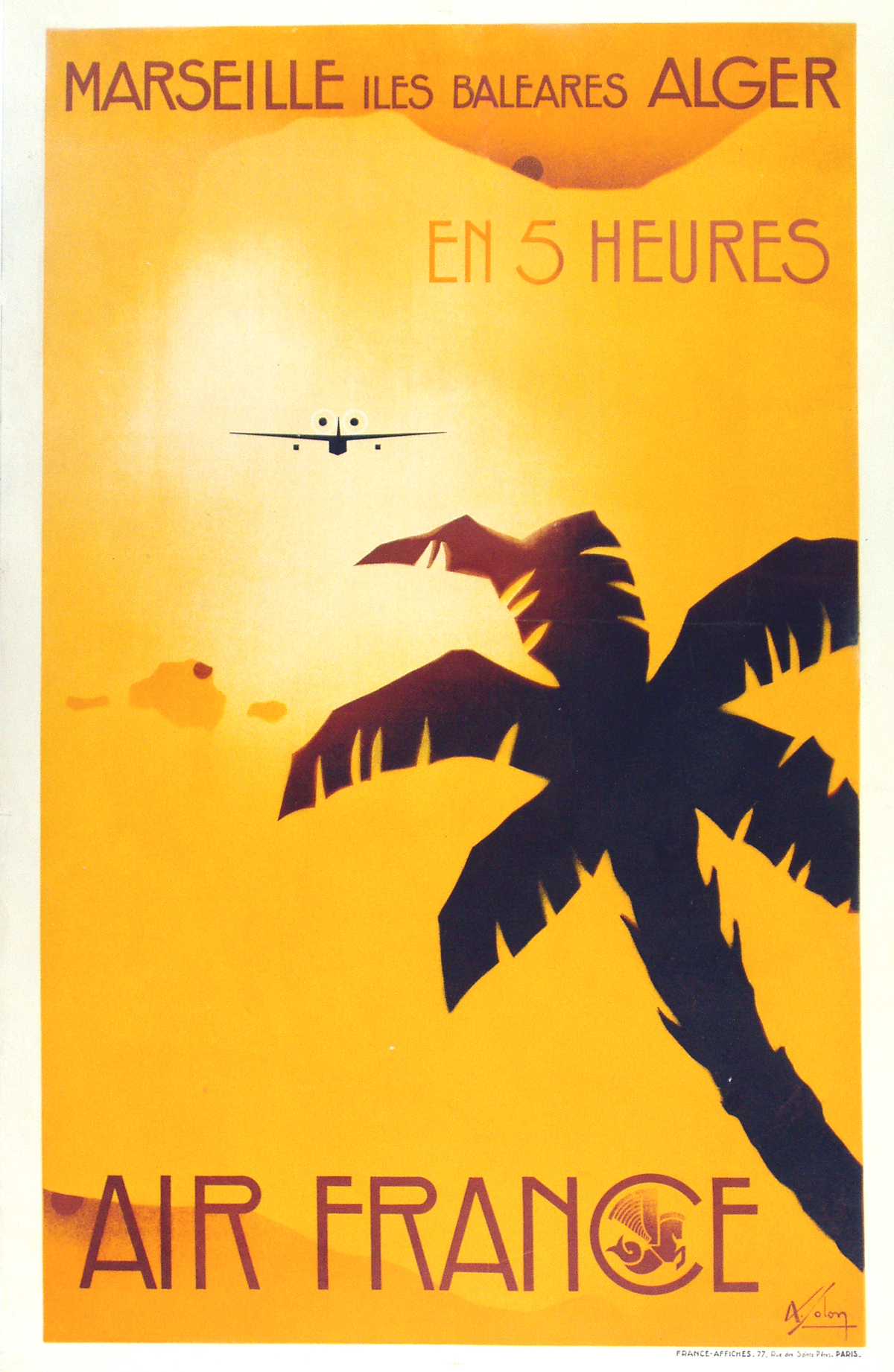 Anciennes affiches d’Air France