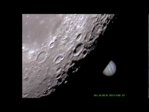 Jupiter passe derrière la Lune