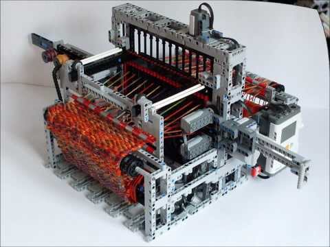 Un métier à tisser en Lego Mindstorm