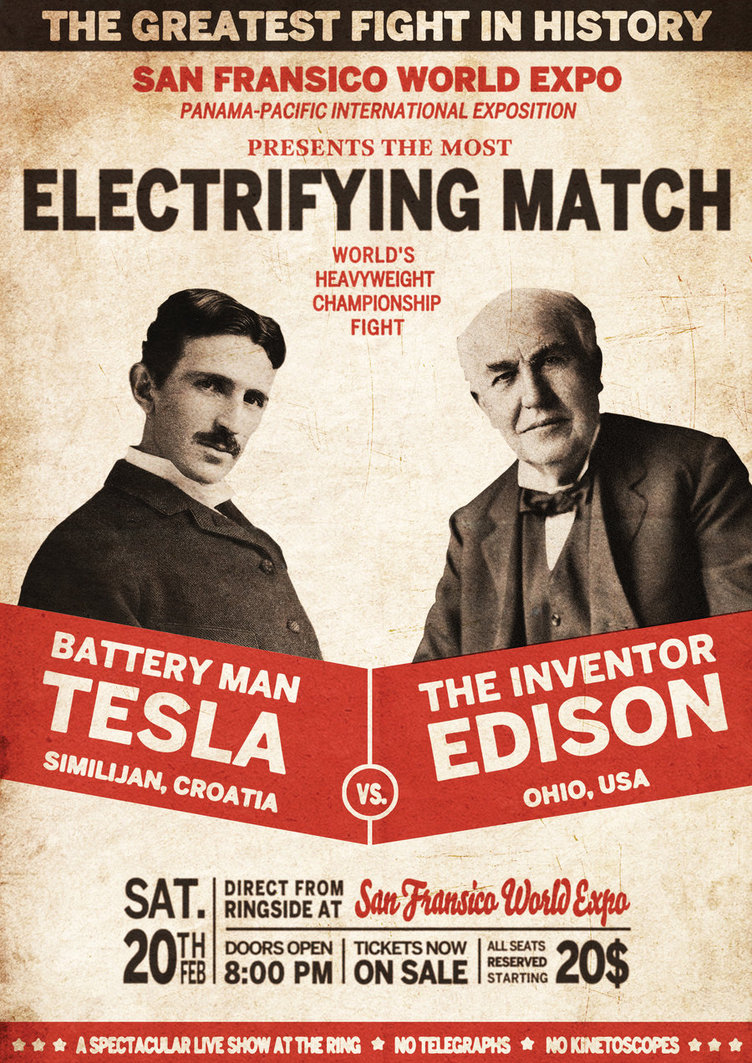 Match entre Tesla et Edison – La boite verte