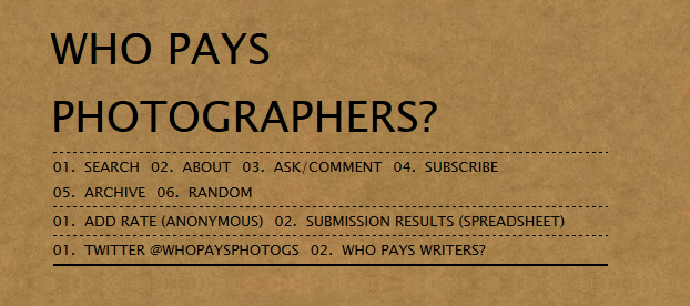 Combien sont payés les photographes