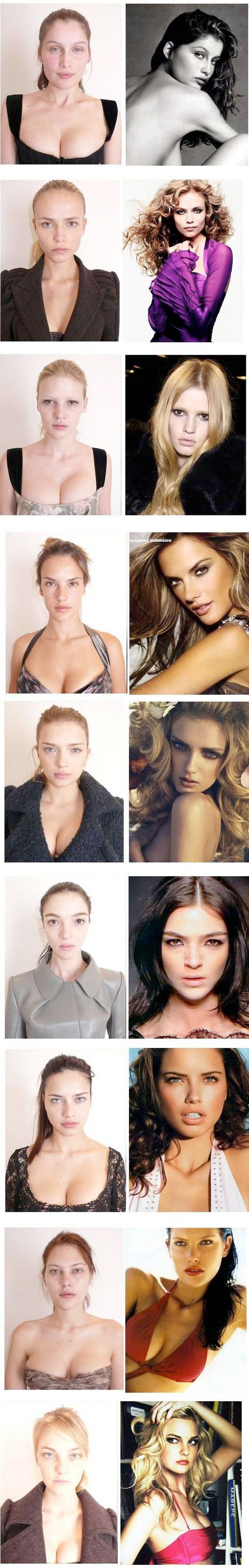 Les mannequins de Victoria’s Secret sans retouches ni maquillage
