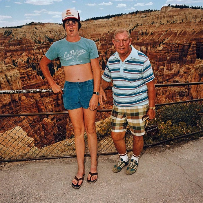 Touristes des années 80 aux USA