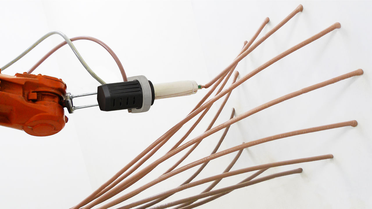 Un bras robotisé qui imprime en 3D