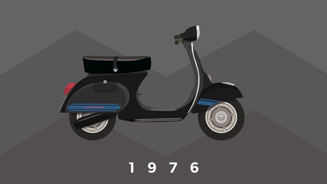 L’évolution de la Vespa