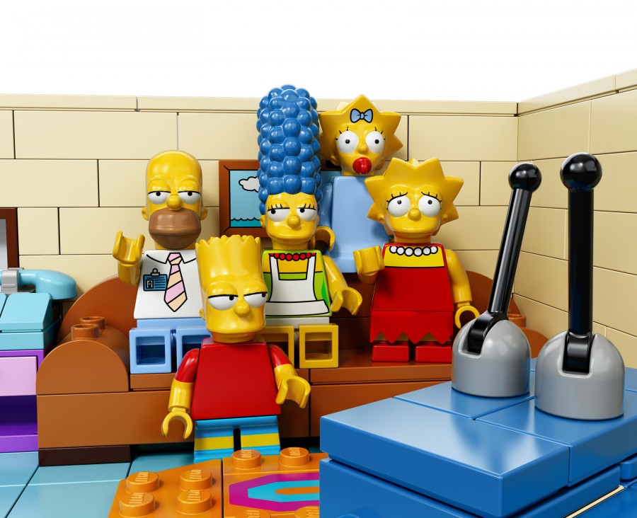 Le kit Lego officiel de la maison des Simpsons