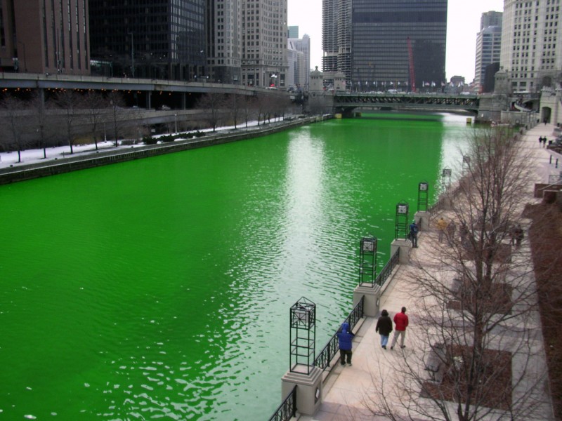 Comment peindre une rivière en vert