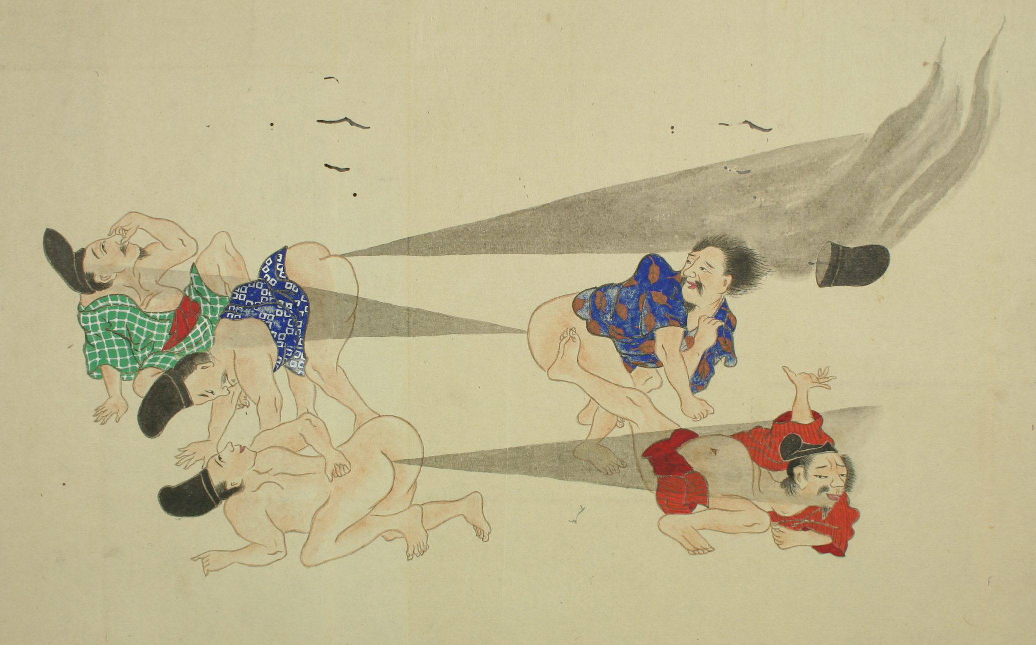 Une bataille de pets au Japon en 1600