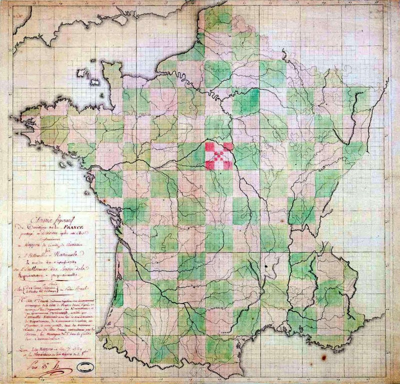 Comment la France aurait pu être redécoupée en 1789