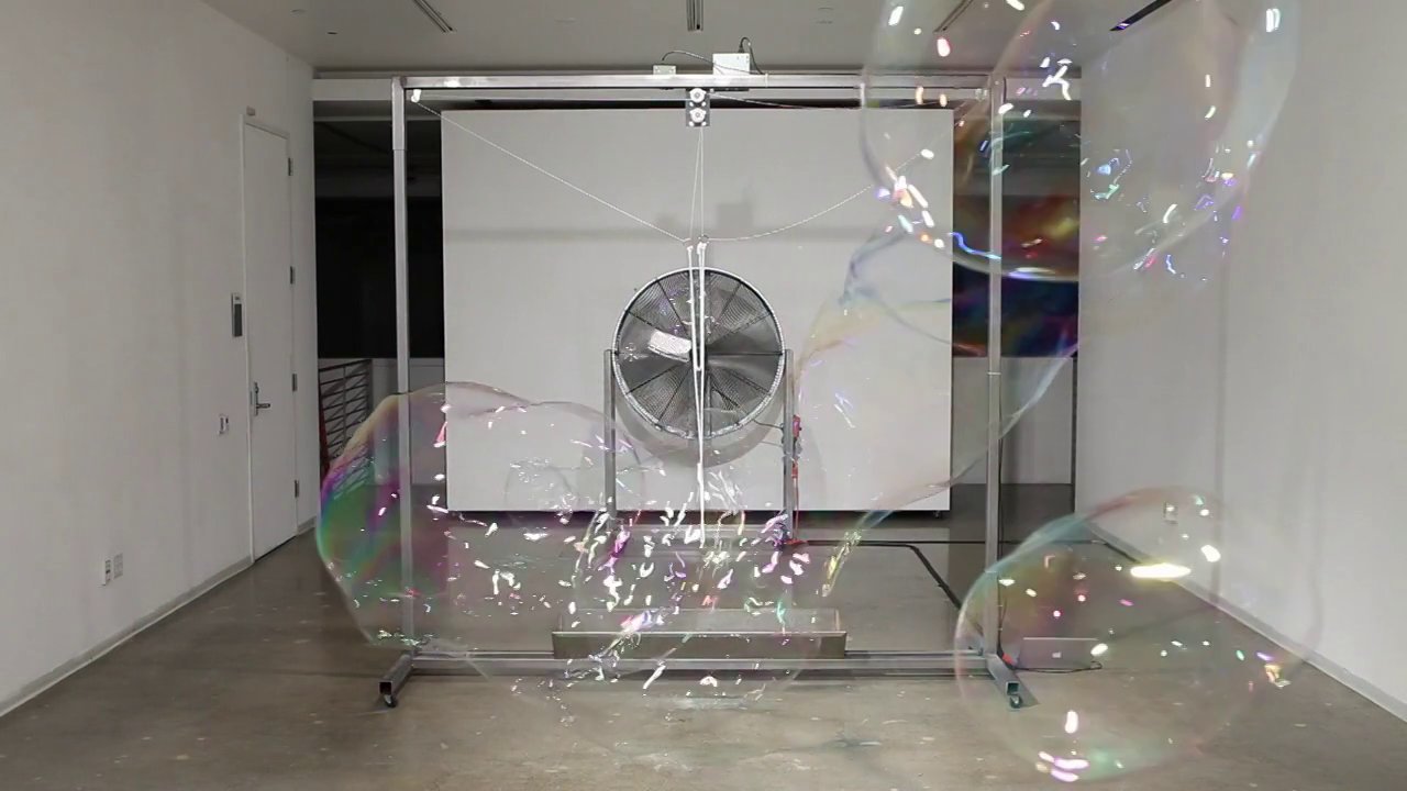 La machine à bulles de savon