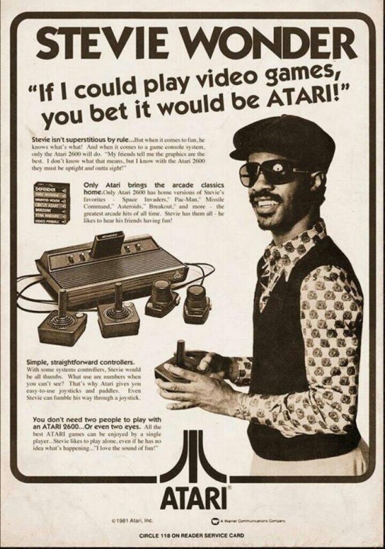 [Fake] Stevie Wonder pour Atari