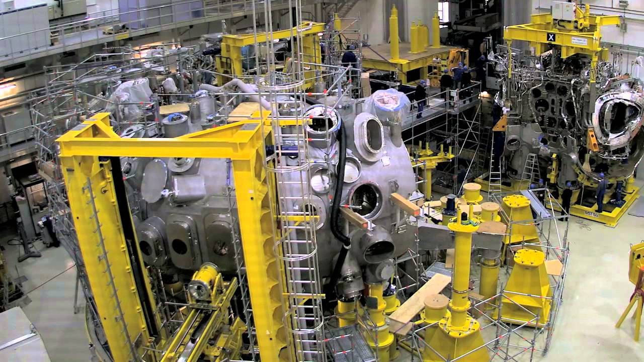 L&rsquo;assemblage d&rsquo;un réacteur à fusion nucléaire en timelapse