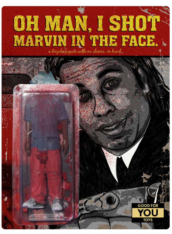 Figurine « Oh man, I shot Marvin in the face! » de Pulp Fiction