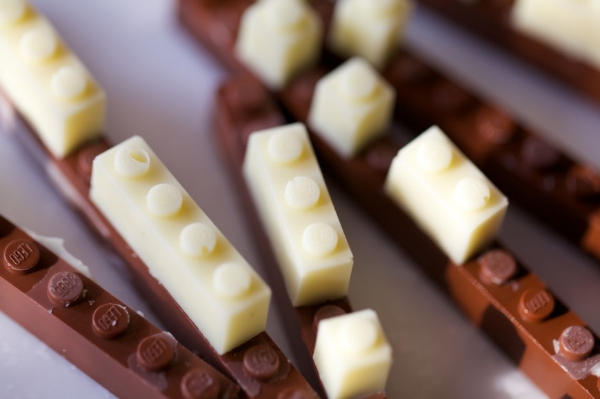 Des Lego fonctionnels en chocolat