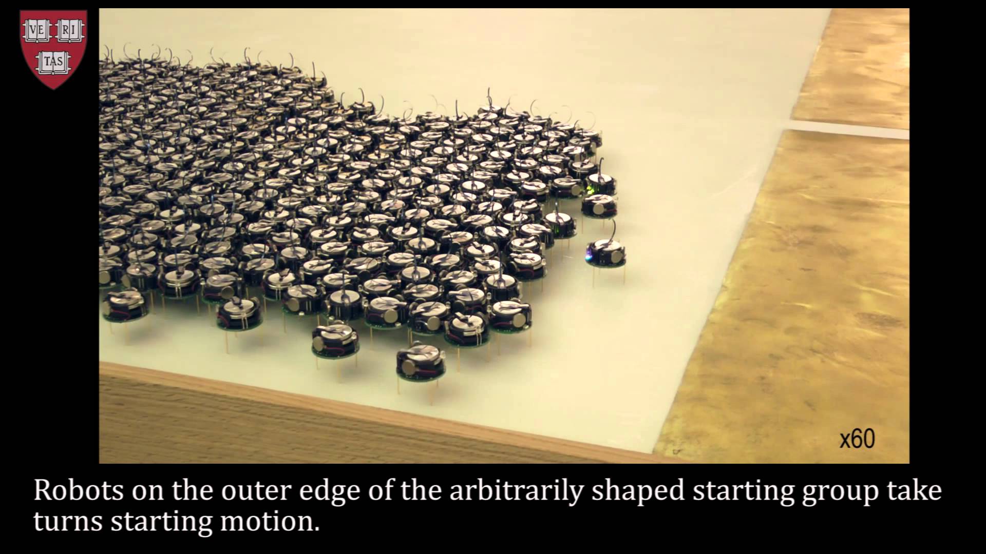 Un essaim de 1000 mini-robots qui font des formes
