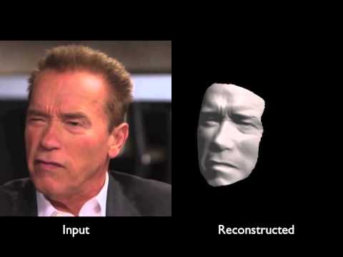 Des visages en 3D à partir de vidéos de Youtube