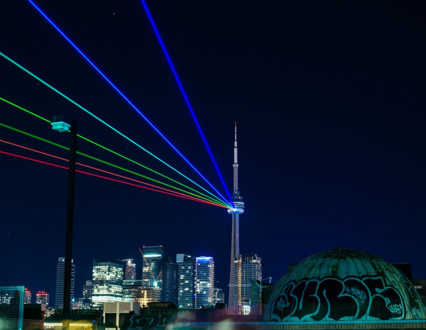 CITY OF TORONTO - Global Rainbow illuminates Toronto