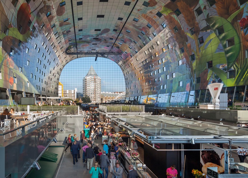 marche-aliment-Markthal-paysbas-04