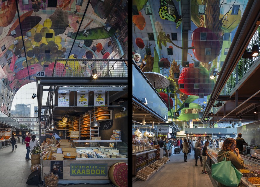 marche-aliment-Markthal-paysbas-05