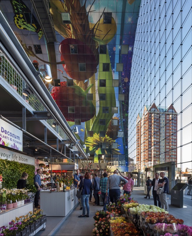 marche-aliment-Markthal-paysbas-06