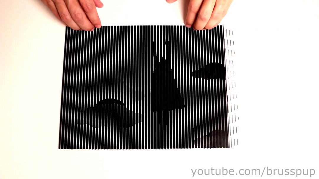 Des illusions de lignes pour une animation