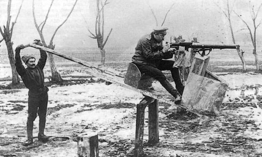Entrainement au combat aérien pendant la Première Guerre Mondiale
