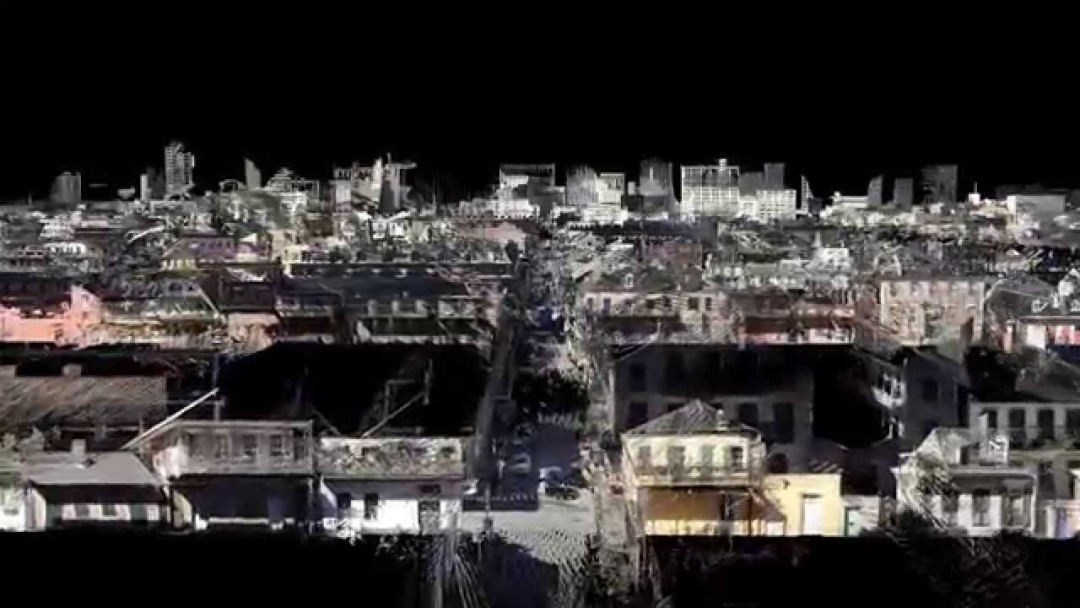 La Nouvelle-Orléans en 3D au LIDAR