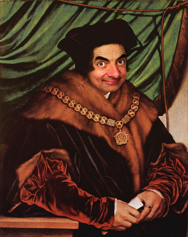 Mr Bean dans des peintures classiques