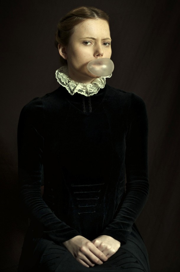 Les accessoires modernes de portraits classiques