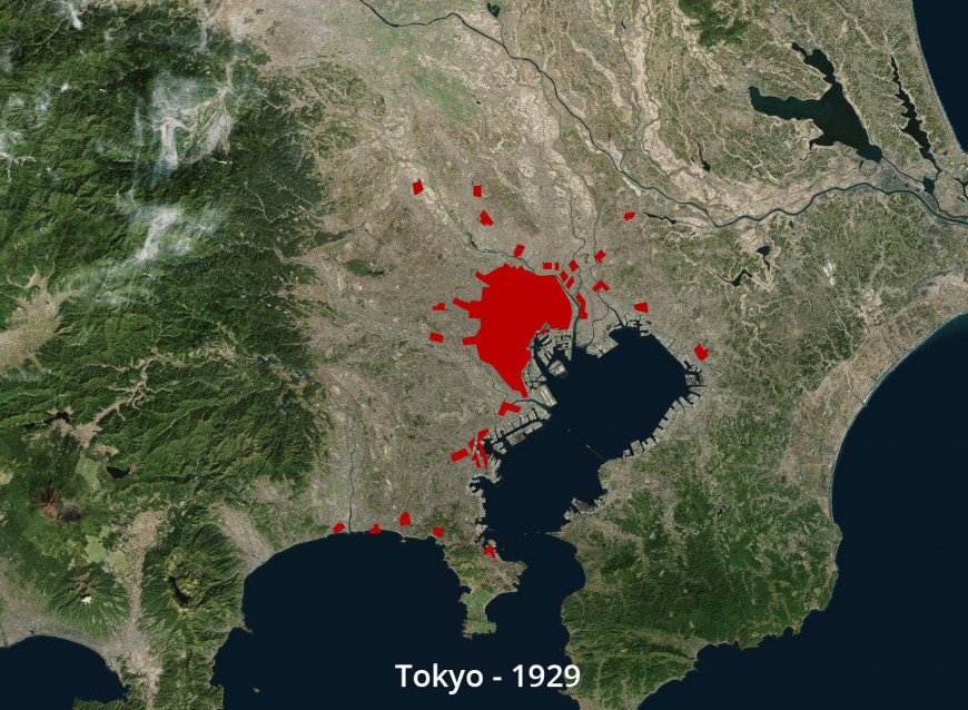 L&rsquo;évolution des zones urbaines des grandes métropoles
