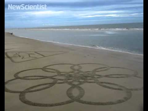 Un robot pour dessiner sur la plage