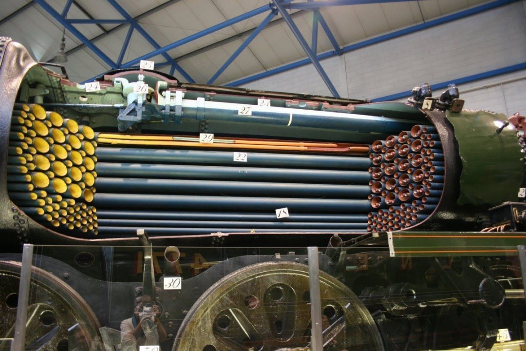 Une locomotive à vapeur