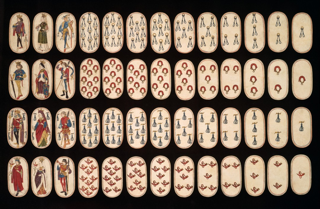 Un jeu de cartes à jouer du XVème siècle