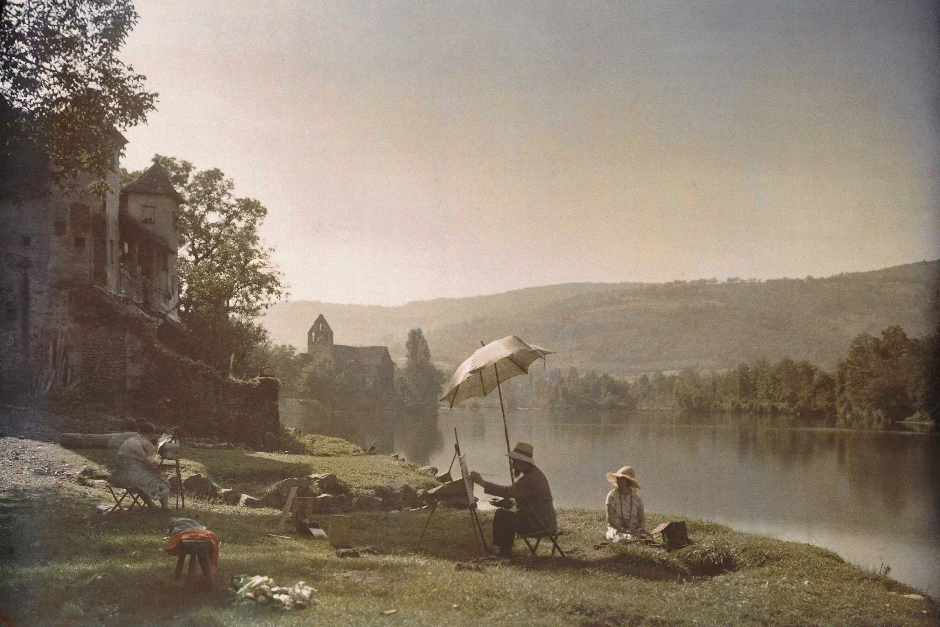 [Mystère #156] Des peintres sur le bord de la Dordogne – 1925