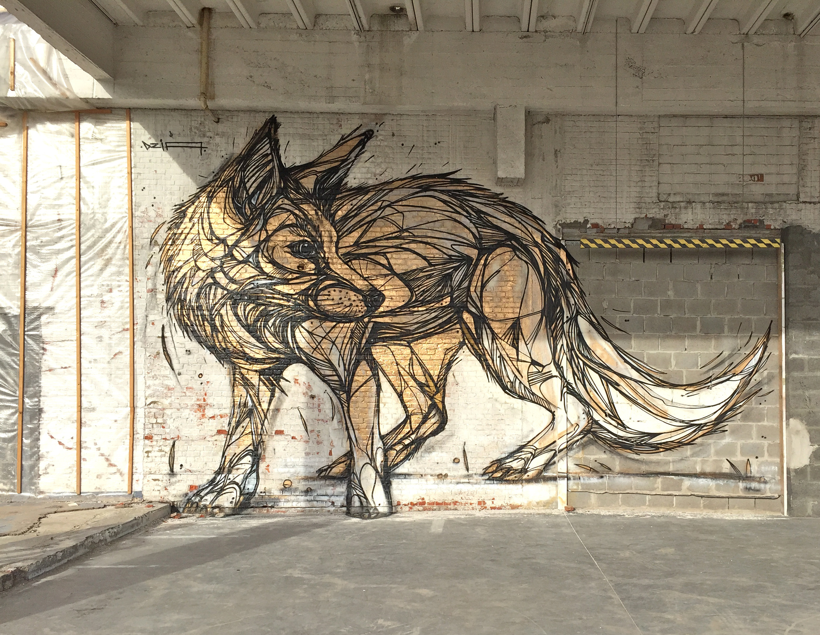 Les animaux en street art de Dzia