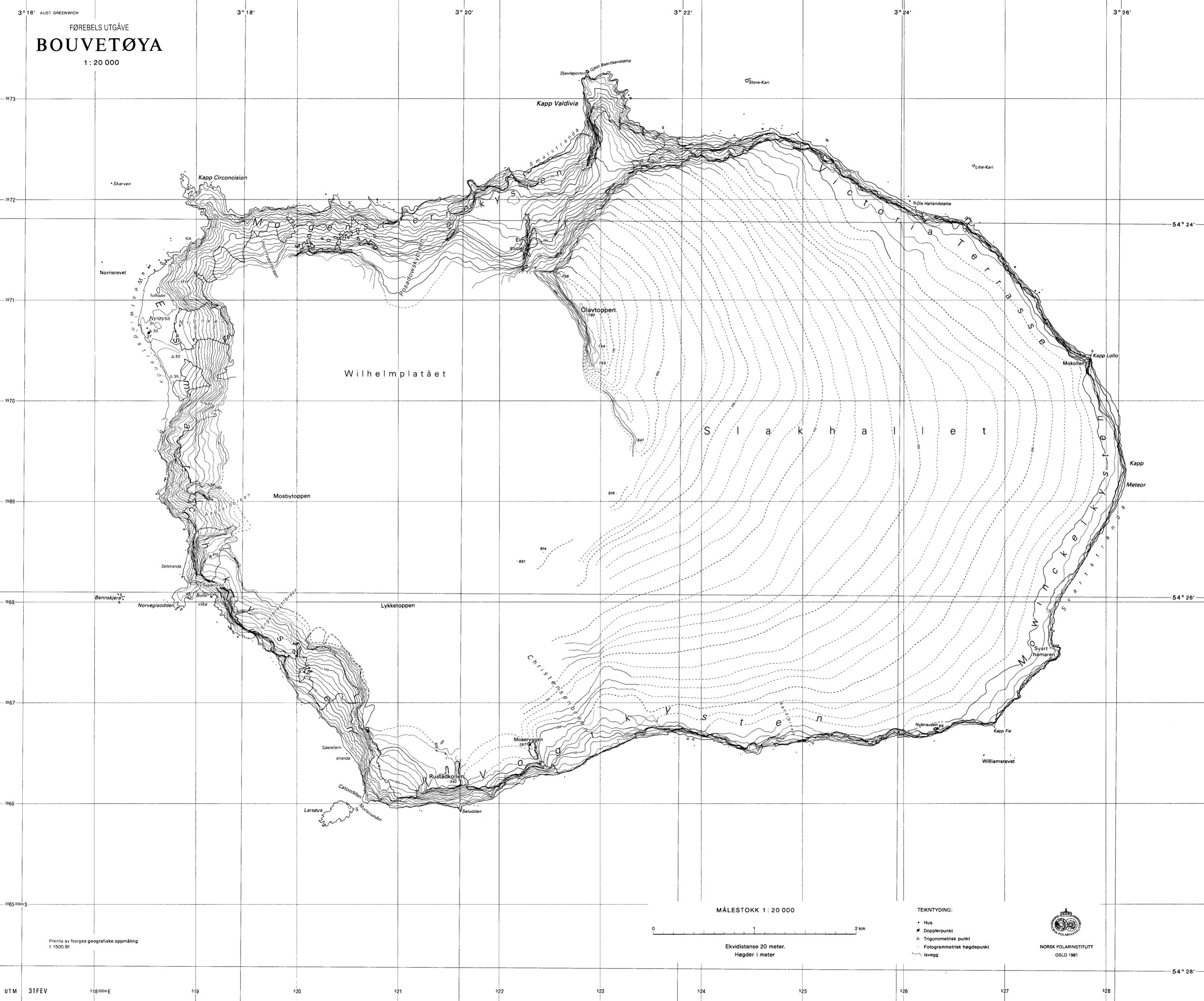 Deux cartes de l’île de Bouvet