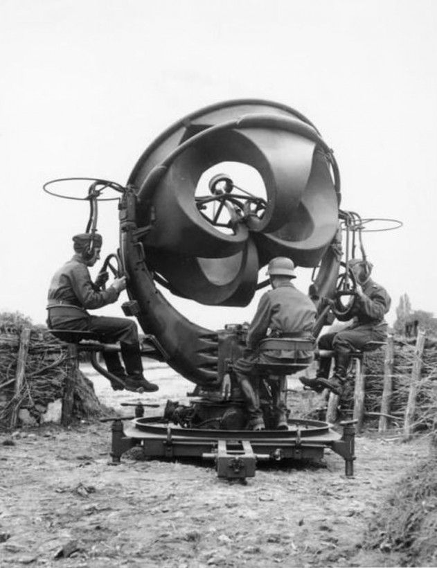 Horchgerät der Flak bei Berlin