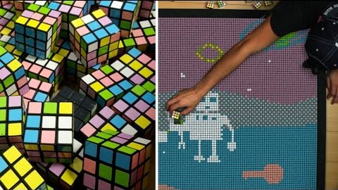 1300 Rubik’s Cubes