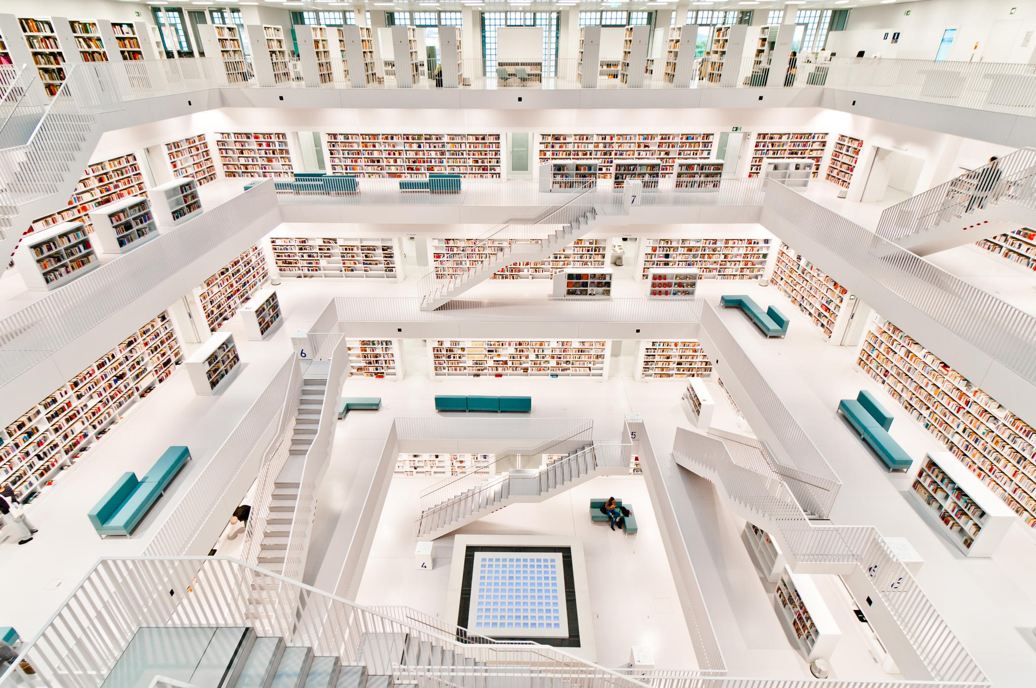 La bibliothèque municipale de Stuttgart