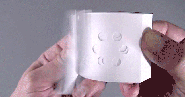 Des flipbooks à perforations