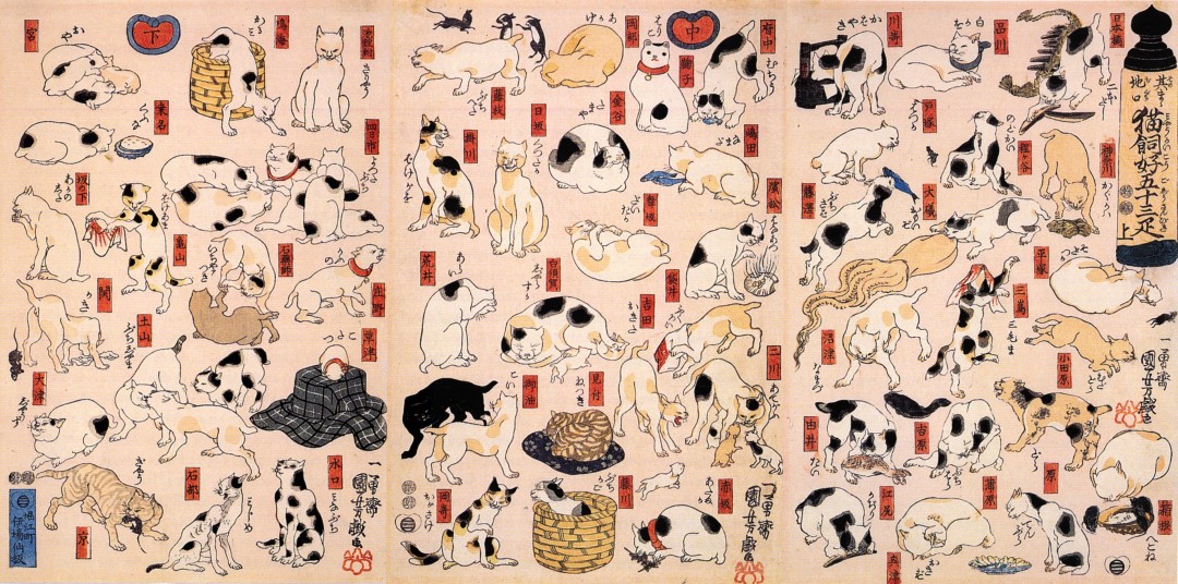 chat-japon-estampe-bois-Utagawa-Kuniyoshi-09