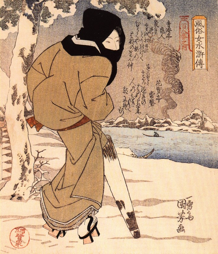 femme-japon-estampe-bois-Utagawa-Kuniyoshi-03